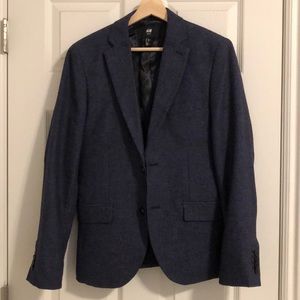 Men’s Navy H&M Sport Coat 36R Slim